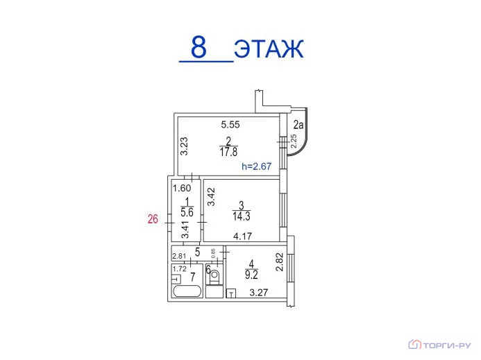 Продажа квартиры, Люберцы, Люберецкий район, проспект Победы - Фото 4