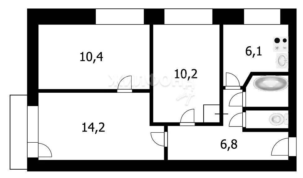 Продажа квартиры, Новосибирск, ул. Ключ-Камышенское плато - Фото 11