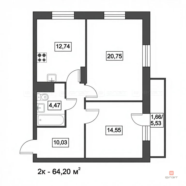 Продажа квартиры, Усады, Лаишевский район, ул. Теплых встреч - Фото 13