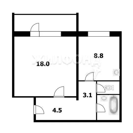 Продажа квартиры, Новосибирск, Владимира Высоцкого - Фото 24