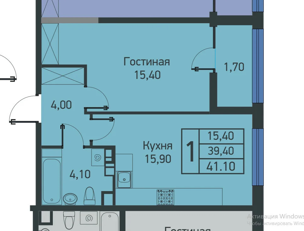 Аренда квартиры, Новороссийск, улица Алексея Матвейкина - Фото 4