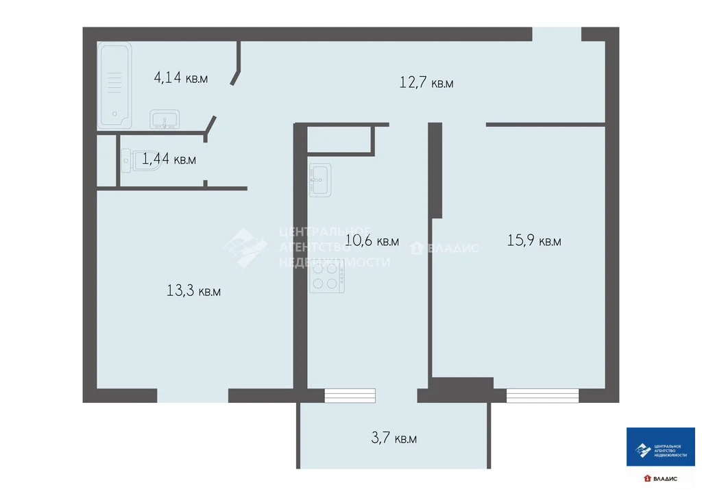 Продажа квартиры, Рязань, ул. Бирюзова - Фото 16