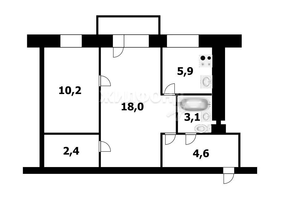 Продажа квартиры, Новосибирск, Дзержинского пр-кт. - Фото 3