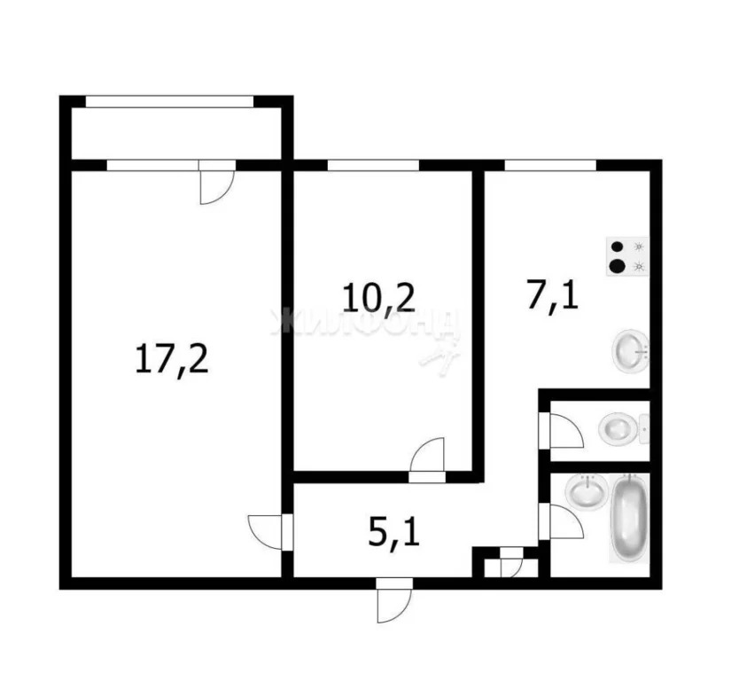 Продажа квартиры, Новосибирск, ул. Троллейная - Фото 15