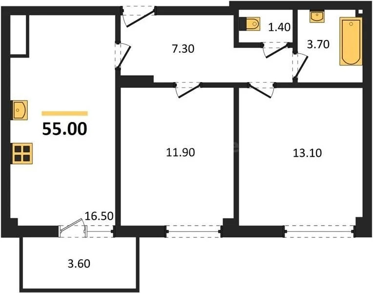 Продажа квартиры в новостройке, Севастополь, ул. Степаняна - Фото 1