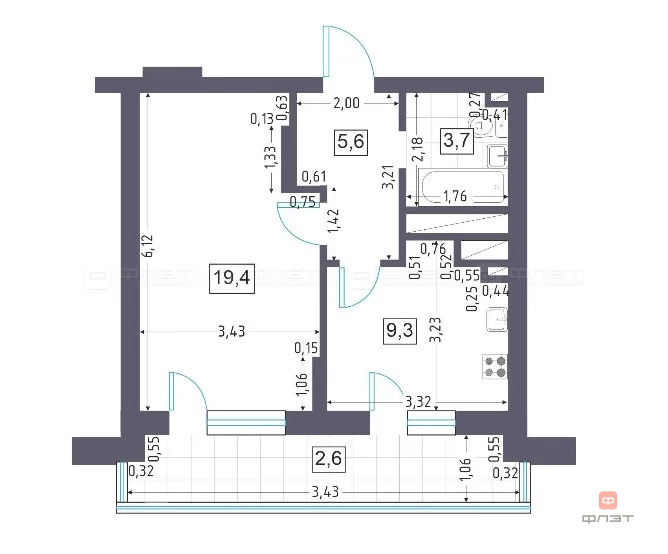 Продажа квартиры, Казань, ул. Тансык - Фото 11