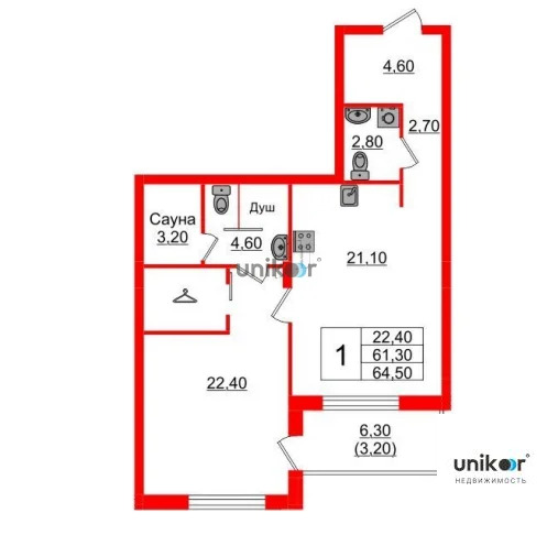 Продажа квартиры в новостройке, Калининград, ул. Молодой Гвардии - Фото 1