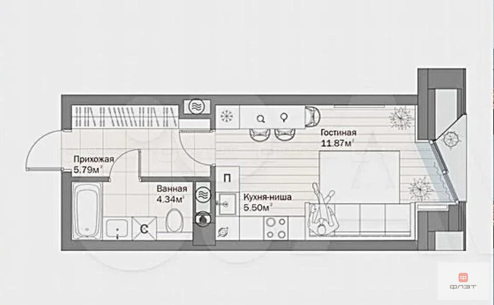 Продажа квартиры в новостройке, Казань, ул. Качалова - Фото 7