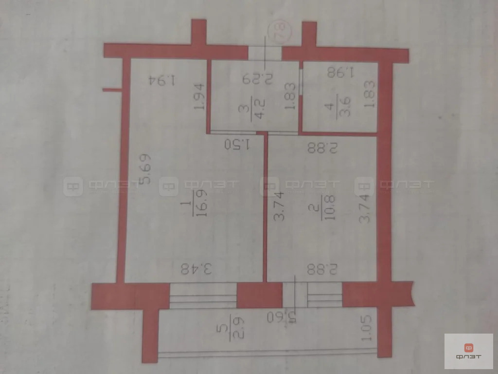 Продажа квартиры, Казань, ул. Чапаева - Фото 9