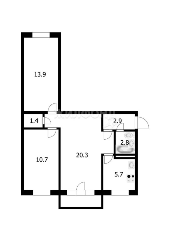 Продажа квартиры, Новосибирск, ул. Вертковская - Фото 31