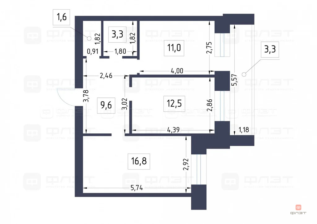 Продажа квартиры, Казань, ул. Академика Завойского - Фото 16