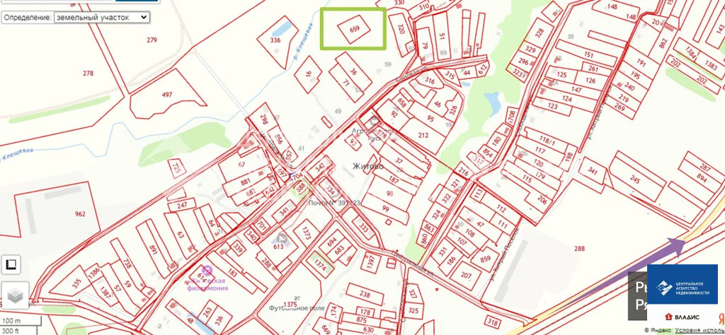 Продажа участка, Житово, Рыбновский район - Фото 9