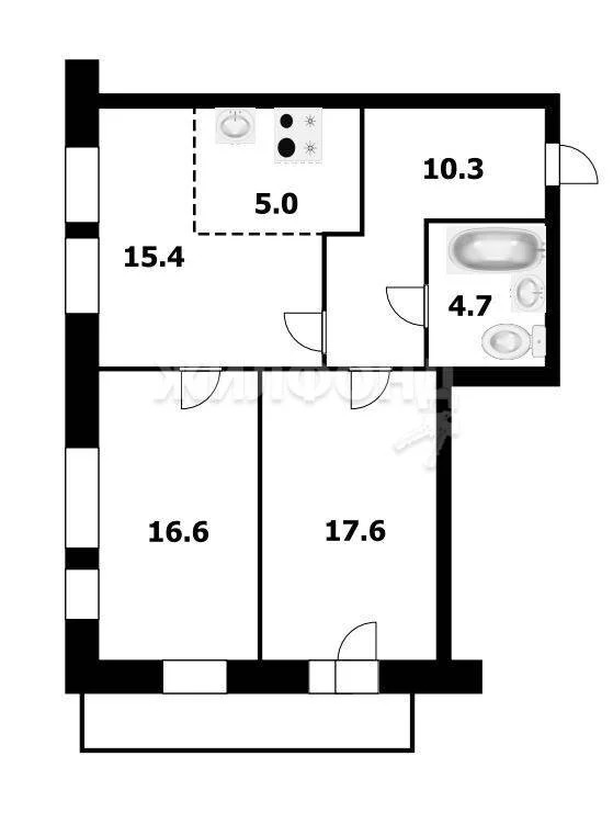 Продажа квартиры, Новосибирск, Ясный Берег - Фото 16