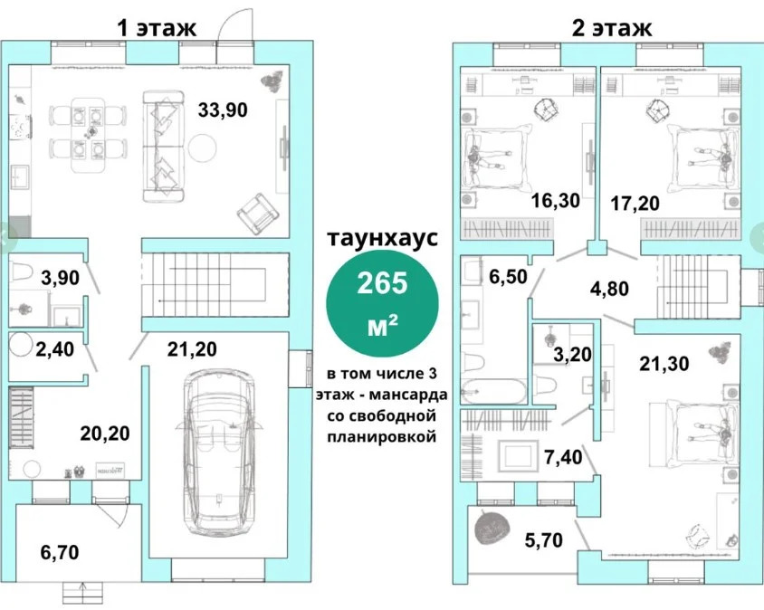 Продажа таунхауса, Оренбург, Суздальская - Фото 5