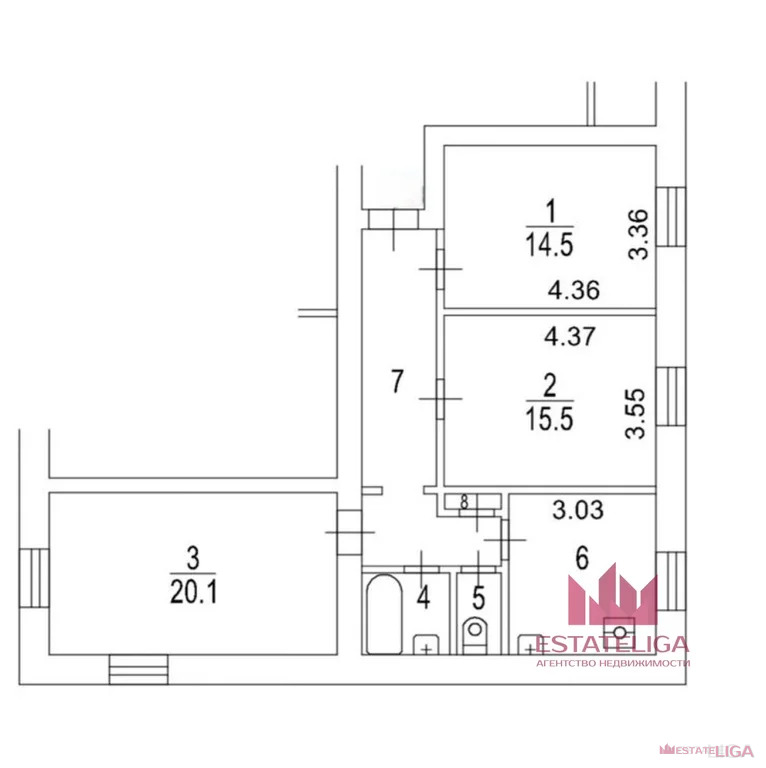 Продажа квартиры, 1-й Краснокурсантский проезд - Фото 1