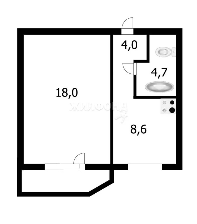 Продажа квартиры, Новосибирск, Александра Чистякова - Фото 17