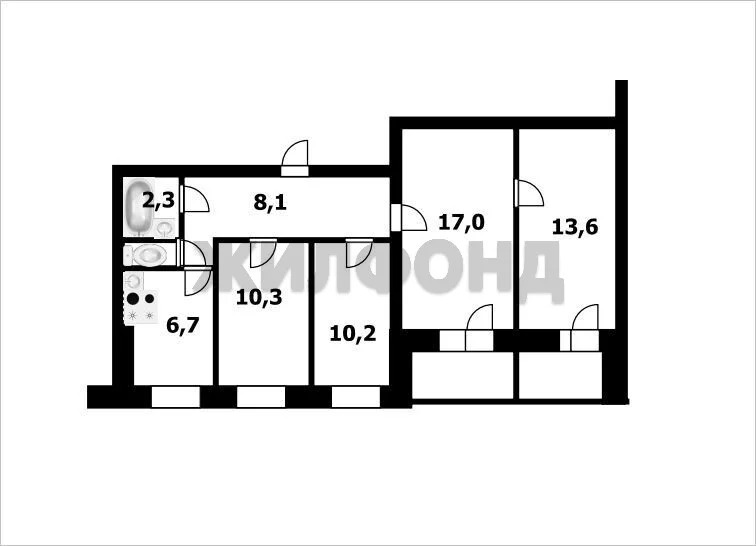 Продажа квартиры, Новосибирск, Гусинобродское ш. - Фото 21