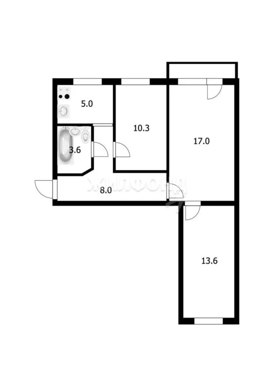 Продажа квартиры, Новосибирск, ул. Дуси Ковальчук - Фото 14