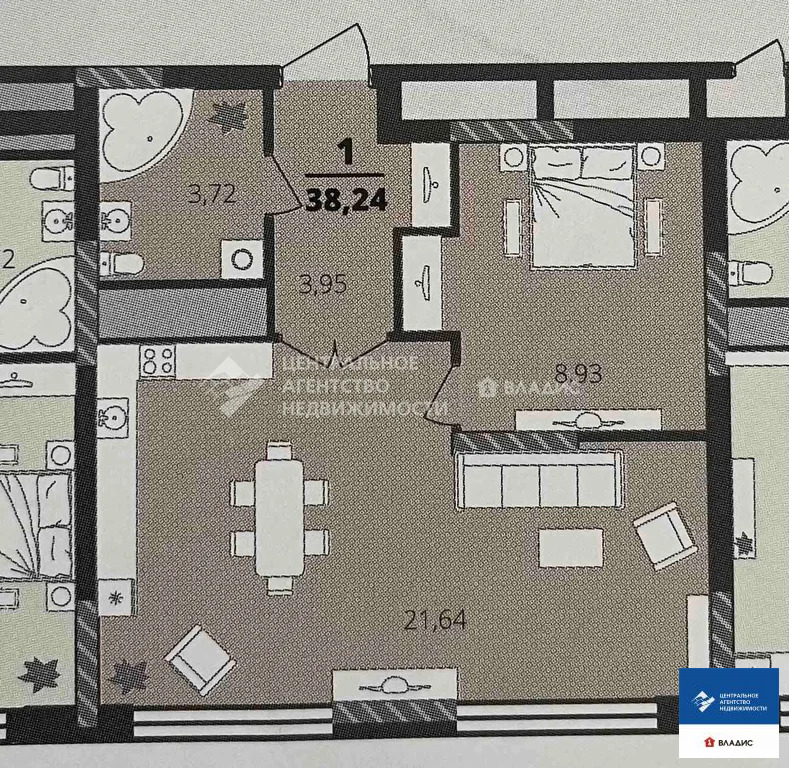Продажа квартиры, Рязань, улица Александра Полина - Фото 1