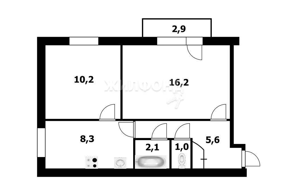 Продажа квартиры, Новосибирск, Адриена Лежена - Фото 13