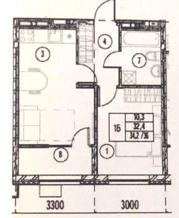 Продается квартира, 36 м - Фото 7