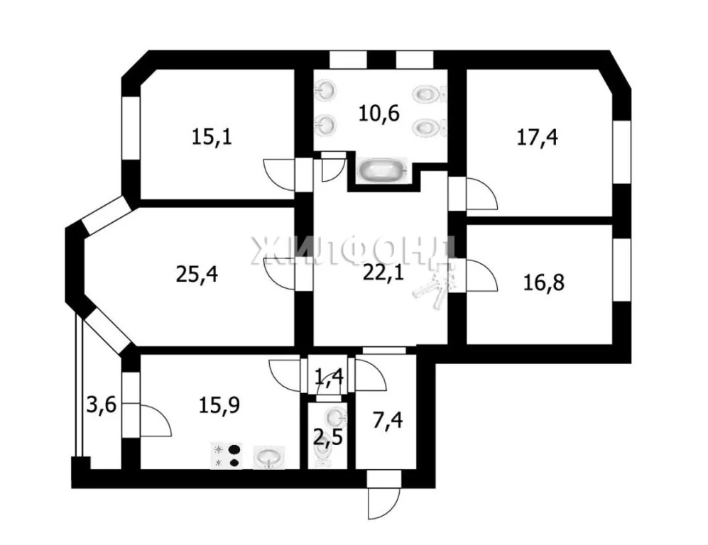 Продажа квартиры, Новосибирск, ул. Новая Заря - Фото 20