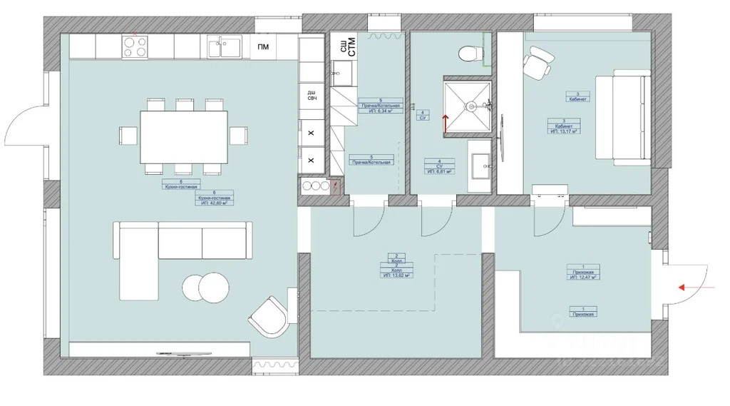 Продается 2-этажный коттедж, 195,7 м2 в посёлке «Новогорск Клаб» - Фото 3