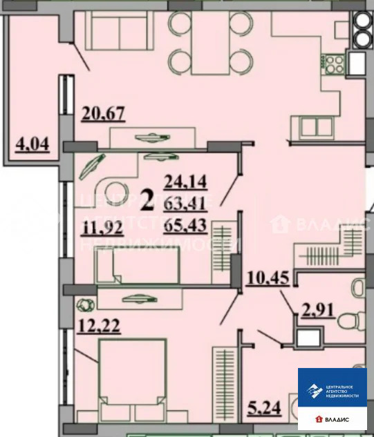 Продажа квартиры в новостройке, Рязань, микрорайон Октябрьский городок - Фото 4