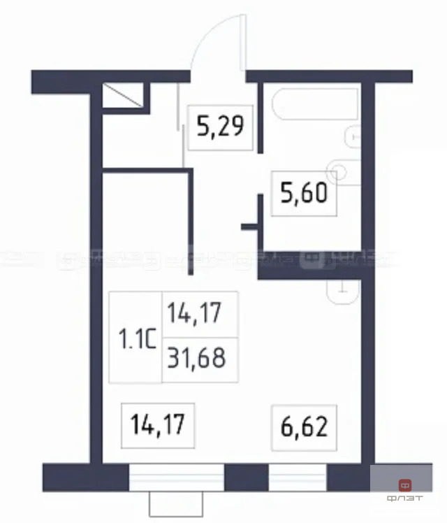Продажа квартиры в новостройке, Казань, проезд. Детский - Фото 19