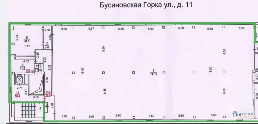 Аренда склада пл. 911 м2 м. Ховрино в административном здании в ... - Фото 4