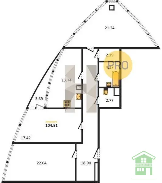 Продам 3 ком кв 105 кв м Воронеж, ул. Остужева - Фото 10