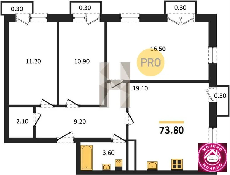 Продажа квартиры в новостройке, Мещерино, Ленинский район, Мещерино п. - Фото 0