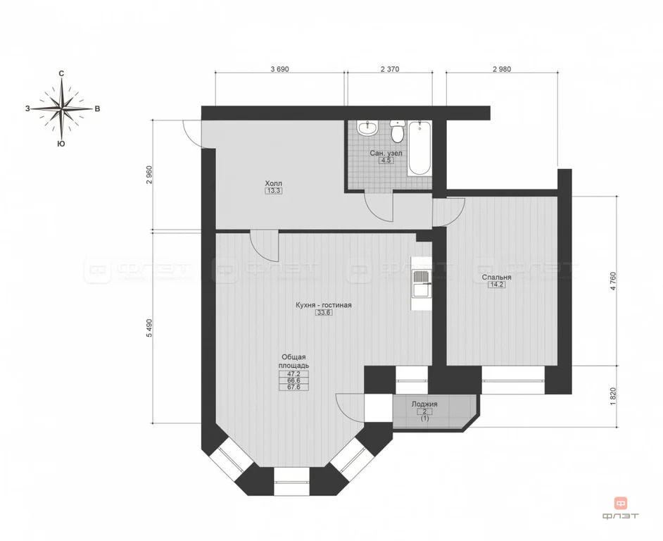 Продажа квартиры, Казань, ул. Баки Урманче - Фото 19