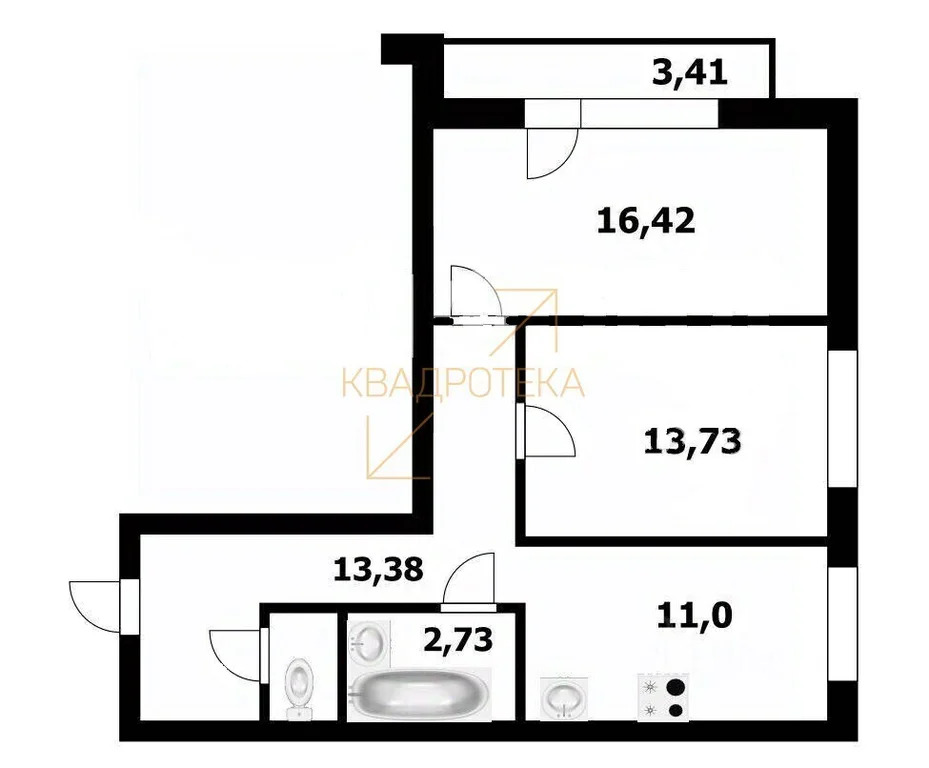 Продажа квартиры, Новосибирск, ул. Есенина - Фото 2