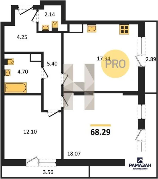 Продажа квартиры в новостройке, Казань, м. Горки, ул. Патриса Лумумбы - Фото 1