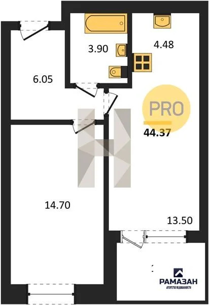 Продажа квартиры в новостройке, Казань, м. Горки, ул. Родины - Фото 1
