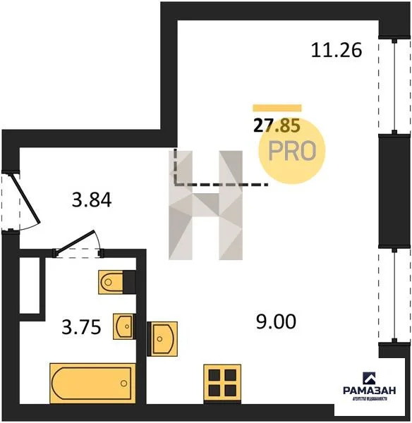 Продажа квартиры в новостройке, Казань, м. Авиастроительная, ул. ... - Фото 1