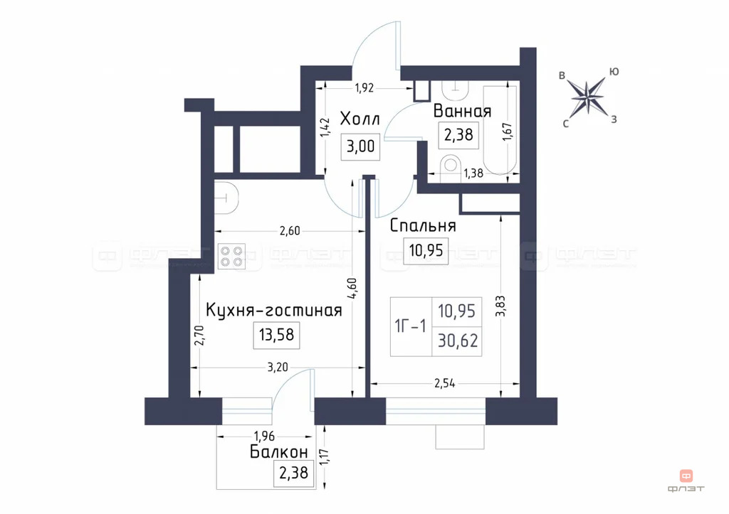 Продажа квартиры, Осиново, Зеленодольский район, ул. Спортивная - Фото 0