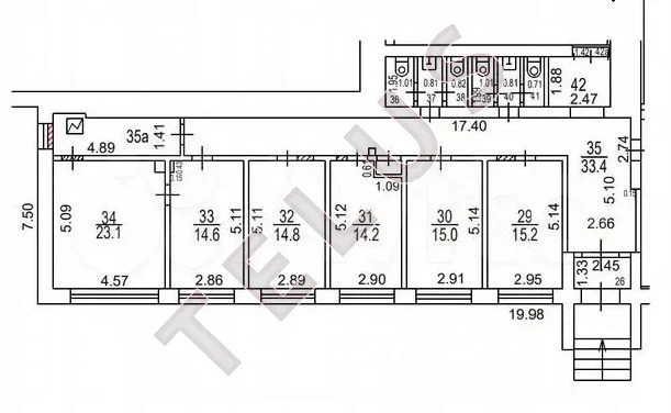 м Братиславская, ул Новомарьинская, 156 м2, помещение (ном. объекта: ... - Фото 5