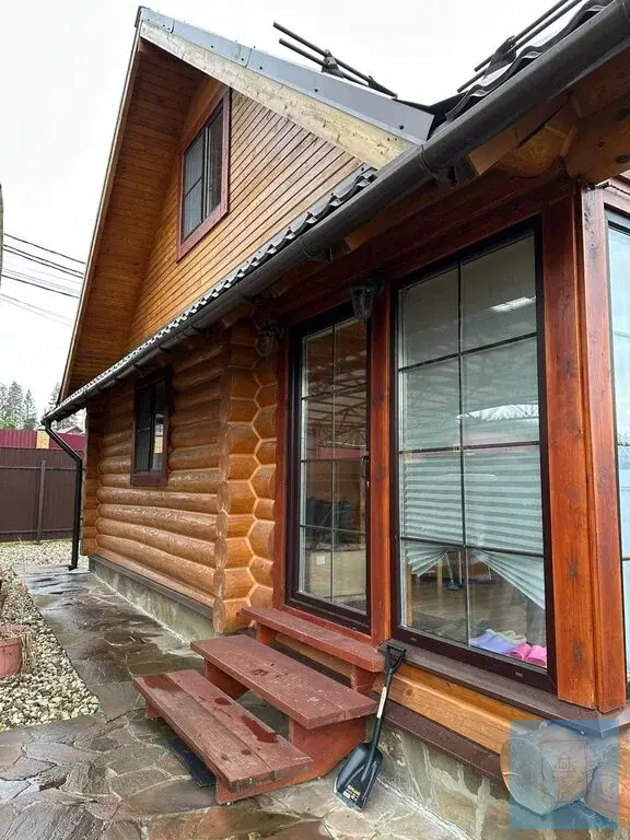 дача 80 кв.м. на участке 7 соток в д. Бережки - Фото 1