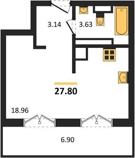 Продажа квартиры в новостройке, Севастополь, ул. Челнокова - Фото 1