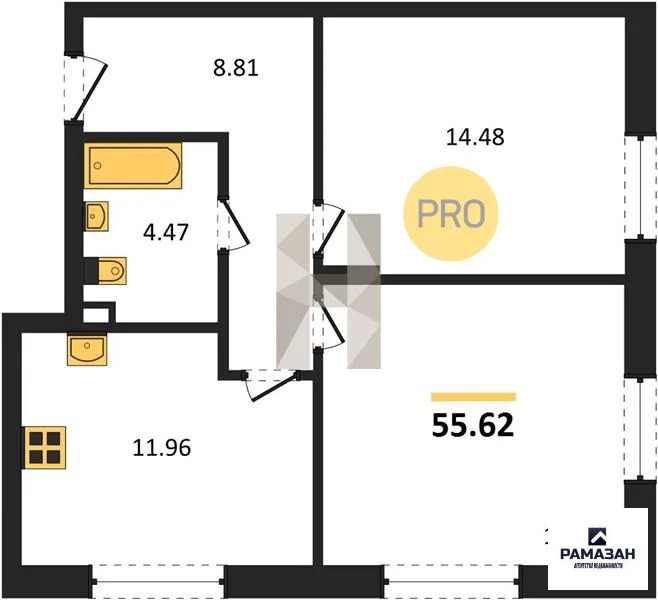 Продажа квартиры в новостройке, Казань, м. Горки, ул. Бухарская - Фото 1