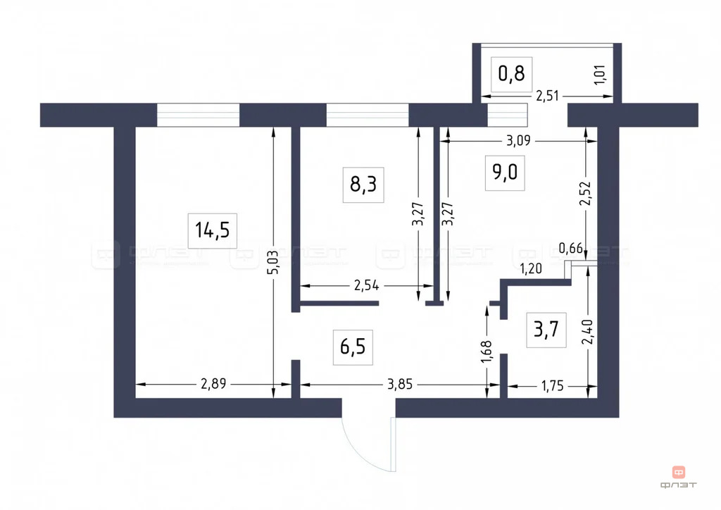 Продажа квартиры, Царево, Пестречинский район, ул. Петра Гаврилова - Фото 15