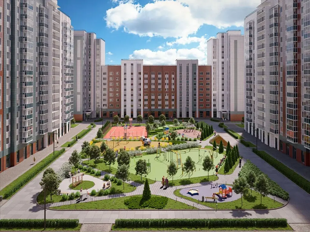 Студия 21,1 Новые Ватутинки микрорайон Центральный - Фото 1