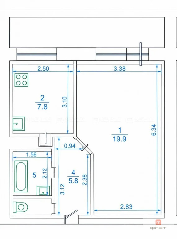 Продажа квартиры, Казань, ул. Академика Лаврентьева - Фото 26