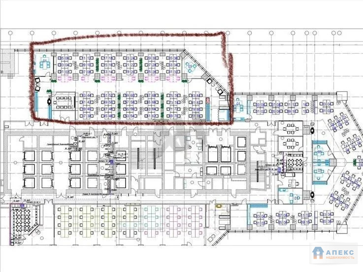 Аренда офиса 625 м2 м. Деловой центр в бизнес-центре класса А в ... - Фото 4