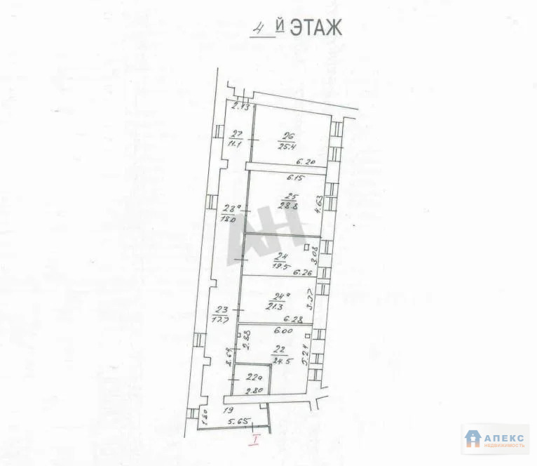 Продажа помещения пл. 182 м2 под офис,  м. Новокузнецкая в ... - Фото 0