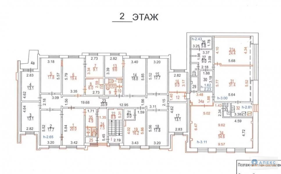 Продажа помещения пл. 1197 м2 под офис, м. Тушинская в . - Фото 8