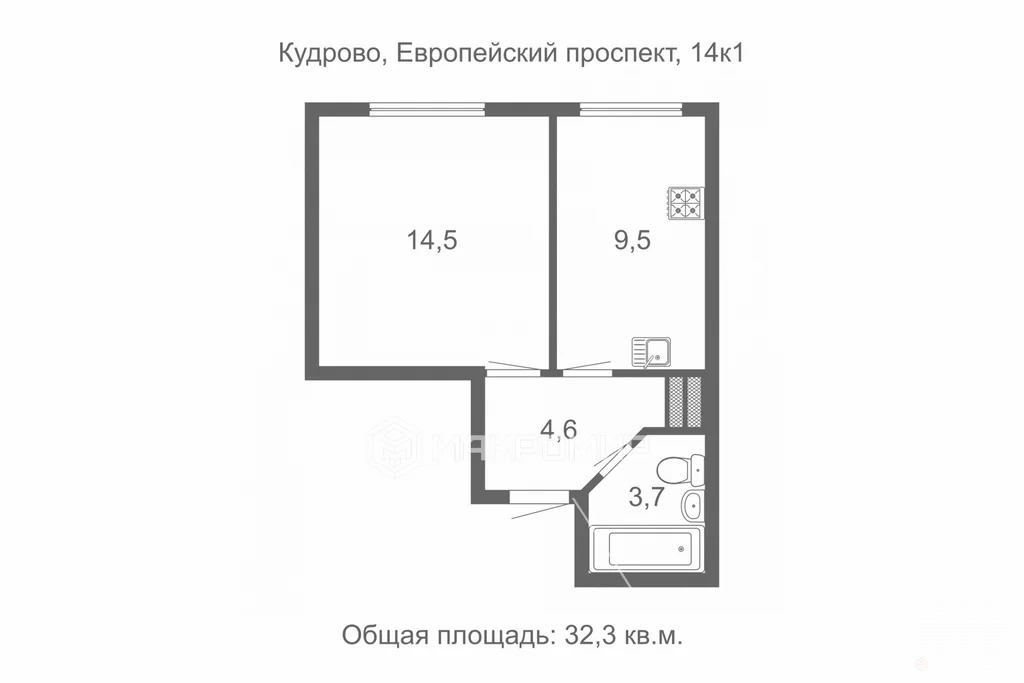 Продажа квартиры, Кудрово, Всеволожский район, Европейский проспект - Фото 19