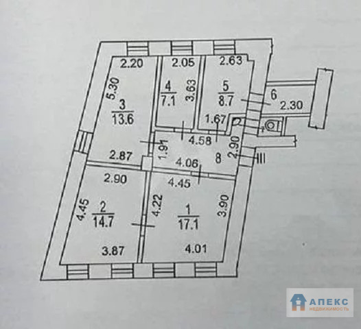 Продажа помещения (ПСН) пл. 74 м2 под авиа и ж/д кассу, бытовые ... - Фото 6